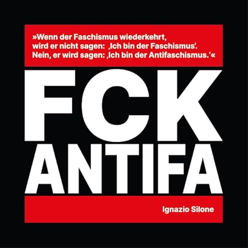 FCK Antifa Aufkleber, 50 Stück, Schwarz, Quadratisch, Hochglänzend, Outdoor, Wasserfest, Modern, Buchstaben, Sticker, Aufkleber von Generisch