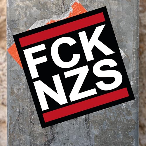 FCK NZS I 100 XL Sticker 10,5cm I Aufkleber gegen Rechts von Generisch