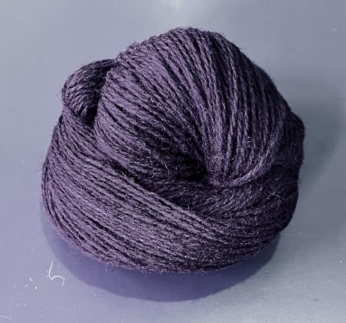 FEIN, WEICH, 100% SCHURWOLLE GARN, 50g - KNÄUEL, ca.450m/100g, HÖCHES QUALITET!!, NATUR PRODUKT!, SEHER WEICH!!, WIR ARBEITEN DIREKT MIT HERSTELLER! (TINTEN-BLAU) von Generisch