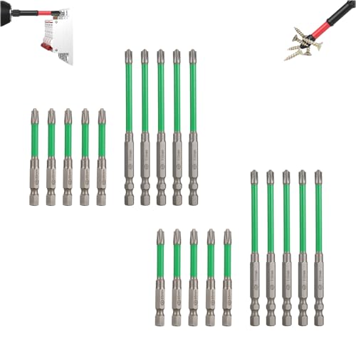 FPH2 Schlagschrauber-Bit-Set für Elektriker, S2-Stahl, 65 mm & 110 mm Schlitz, 1/4-Zoll-Sechskantschaft, magnetische FPH2-Bits, Kreuzschlitz-Schraubendreher-Bohrer, gebrauchte Elektriker (20 Pcs-b) FPH2 Schlagschrauber-Bit-Set für Elektriker, S2-Stahl, 65 mm & 110 mm Schlitz, 1/4-Zoll-Sechskantschaft, magnetische FPH2-Bits, Kreuzschlitz-Schraubendreher-Bohrer, gebrauchte Elektriker (20 Pcs-b) von Generisch