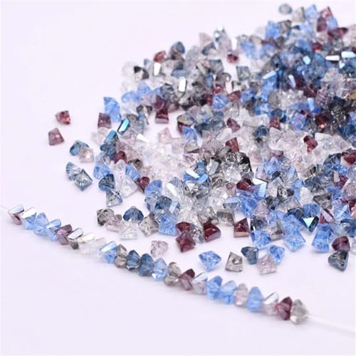 Facettierte Glasperlen für Schmuckherstellung und selbstgemachte Ohrringe, 6 mm Facettierte Glasperlen für Schmuckherstellung und selbstgemachte Ohrringe, 6 mm von Generisch
