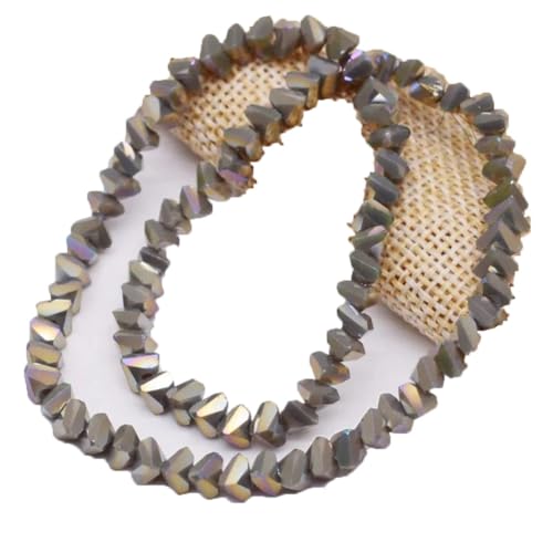 Facettierte Glasperlen für Schmuckherstellung und selbstgemachte Ohrringe, 6 mm von Generisch