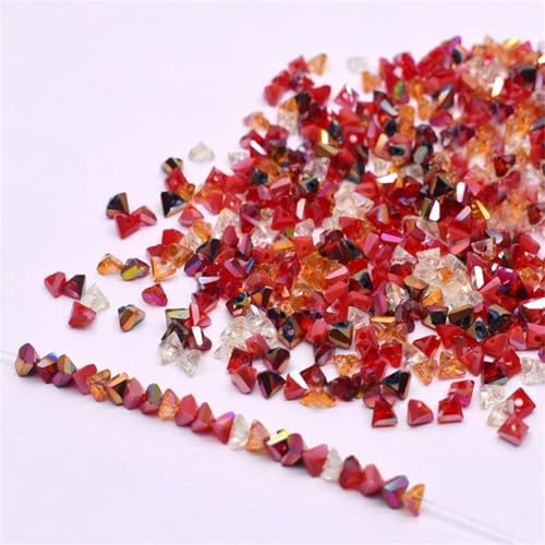 Facettierte Glasperlen für Schmuckherstellung und selbstgemachte Ohrringe, 6 mm Facettierte Glasperlen für Schmuckherstellung und selbstgemachte Ohrringe, 6 mm von Generisch