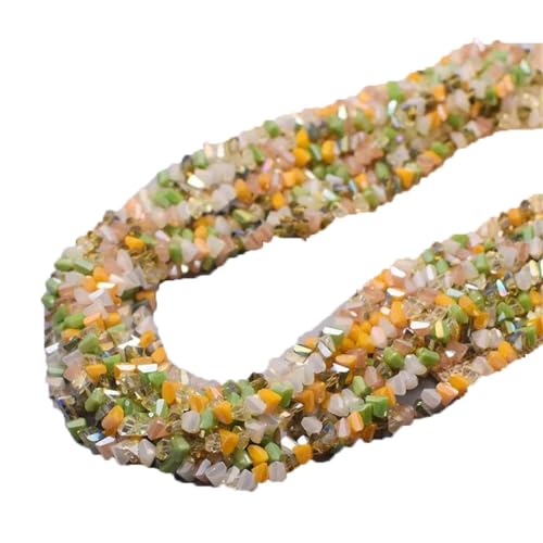 Facettierte Glasperlen für Schmuckherstellung und selbstgemachte Ohrringe, 6 mm von Generisch