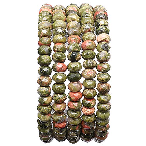 Facettierte natürliche Morganit-Perlen (runde lose Halbedelsteine, Schmuckherstellung, 2–2,5 mm, 38 cm) von Generisch