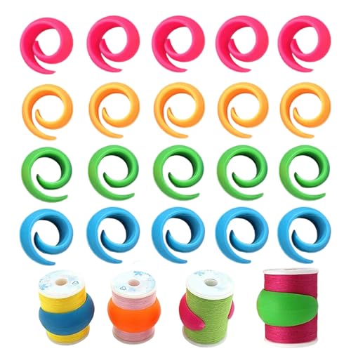 Faden Spulen Netz Halter,20 Stück Nähgarn Spulenhalter - Platzsparende Gadget Wiederverwendbare Organizer Stopper Für Hobbyisten Bastler Nähbegeisterte Faden Spulen Netz Halter,20 Stück Nähgarn Spulenhalter - Platzsparende Gadget Wiederverwendbare Organizer Stopper Für Hobbyisten Bastler Nähbegeisterte von Generisch