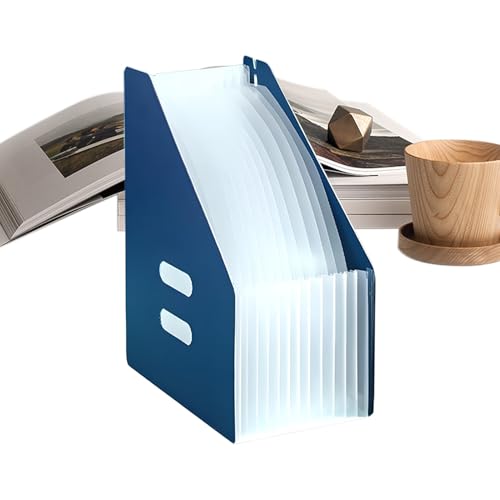 Fächermappe, Akkordeon-Dokumentenhalter, tragbarer Quittungshalter, robuster Bürobedarf für Zuhause, Reisen, Geschäft von Generisch