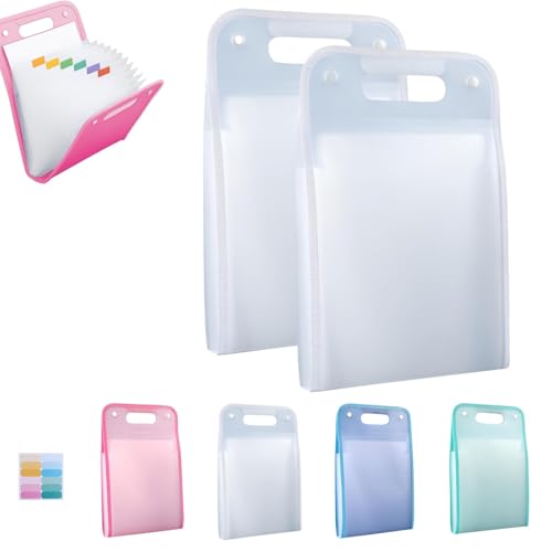 Fächermappe mit 13 Fächer, 2 Stück Dokumentenmappe A4 mit Index-Tabs, Zeugnismappe Dokumententasche Ordnungsmappe Mappe Organizer für Büro Hause Schule Dokumente Schulsachen Fächermappe mit 13 Fächer, 2 Stück Dokumentenmappe A4 mit Index-Tabs, Zeugnismappe Dokumententasche Ordnungsmappe Mappe Organizer für Büro Hause Schule Dokumente Schulsachen von Generisch