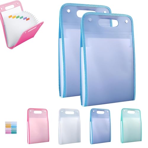 Fächermappe mit 13 Fächer, 2 Stück Dokumentenmappe A4 mit Index-Tabs, Zeugnismappe Dokumententasche Ordnungsmappe Mappe Organizer für Büro Hause Schule Dokumente Schulsachen Fächermappe mit 13 Fächer, 2 Stück Dokumentenmappe A4 mit Index-Tabs, Zeugnismappe Dokumententasche Ordnungsmappe Mappe Organizer für Büro Hause Schule Dokumente Schulsachen von Generisch