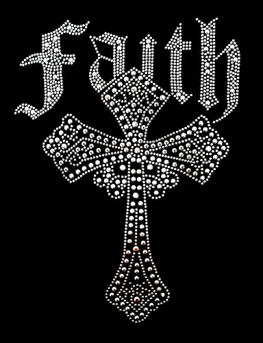 Faith Kreuz Nieten Bügelbild 4 Hotfix Applikation Faith Kreuz Nieten Bügelbild 4 Hotfix Applikation von Generisch
