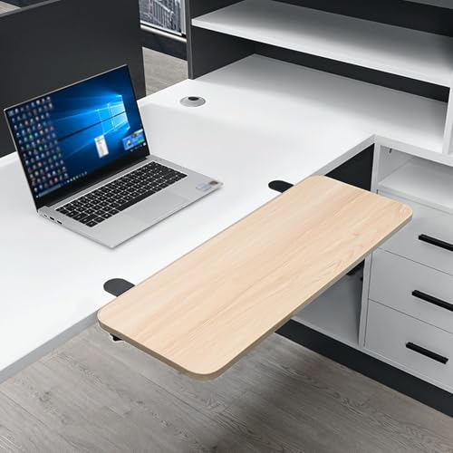 Faltbare Schreibtischablage mit Klemm-Design für Tastatur und Ellenbogenstütze, platzsparendes Büro, für Zuhause und Arbeitsplatz, verstellbare und tragbare Lösung von Generisch