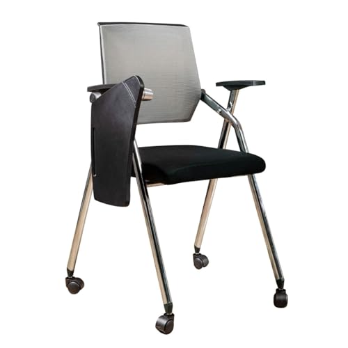 Faltbare stapelbare Bürostühle aus Netzstoff mit Rädern – komfortables Design mit Rückfederung für Konferenzräume und Meeting-Sitzplätze Faltbare stapelbare Bürostühle aus Netzstoff mit Rädern – komfortables Design mit Rückfederung für Konferenzräume und Meeting-Sitzplätze von Generisch