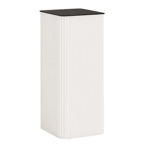 Faltbarer Ständer für Displays, weiße und schwarze Papiersäulenhalter, ideal für Blumenarrangements und Bekleidungsgeschäfte, Vitrine, 34,5 x 34,5 x 85,5 cm, perfekt für Geburtstagsparty-Dekoration Faltbarer Ständer für Displays, weiße und schwarze Papiersäulenhalter, ideal für Blumenarrangements und Bekleidungsgeschäfte, Vitrine, 34,5 x 34,5 x 85,5 cm, perfekt für Geburtstagsparty-Dekoration von Generisch