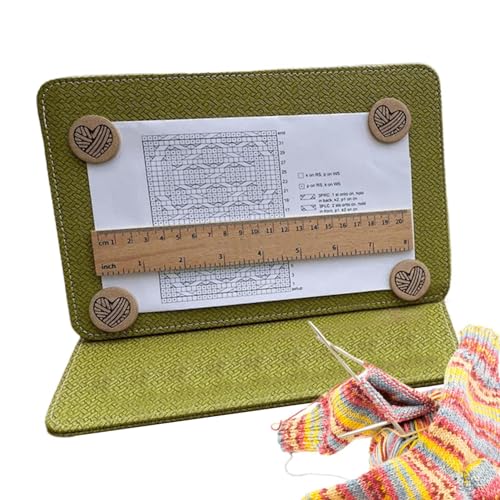 Faltbarer Strickdiagrammhalter | Strickdiagrammhalter | Faltbarer Strickdiagrammhalter mit Magnet-Lineal | Magnetischer Häkeldiagrammhalter für Strickliebhaber, Häkelbegeisterte Faltbarer Strickdiagrammhalter | Strickdiagrammhalter | Faltbarer Strickdiagrammhalter mit Magnet-Lineal | Magnetischer Häkeldiagrammhalter für Strickliebhaber, Häkelbegeisterte von Generisch