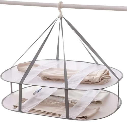Faltbarer Wäscheständer | Flachnetz-Kleiderständer zum Trocknen | Netzstoff, großer Trockenbügel, Wohnungs-Must-Haves für Kleidung, Socken, Unterwäsche, Pullover, Spielzeug, Zuhause, Reisen Faltbarer Wäscheständer | Flachnetz-Kleiderständer zum Trocknen | Netzstoff, großer Trockenbügel, Wohnungs-Must-Haves für Kleidung, Socken, Unterwäsche, Pullover, Spielzeug, Zuhause, Reisen von Generisch