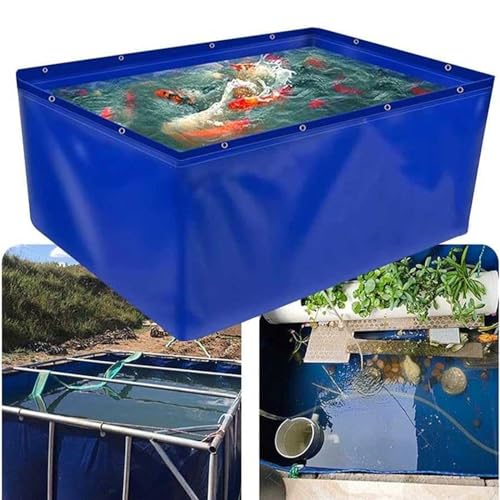 Faltbarer Wasserspeicherpool mit Ablassventil, wasserdichtes Segeltuch für Koi und Schildkröten, langlebige Plane für den Außenbereich Faltbarer Wasserspeicherpool mit Ablassventil, wasserdichtes Segeltuch für Koi und Schildkröten, langlebige Plane für den Außenbereich von Generisch
