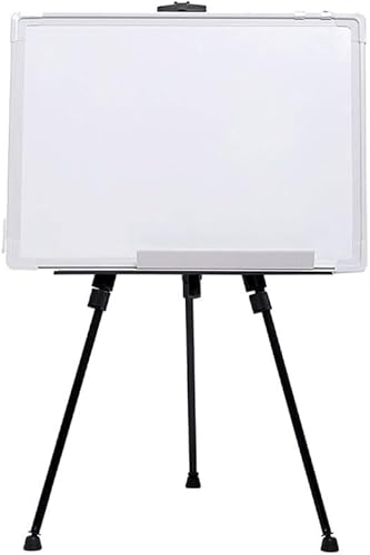 Faltbares, magnetisches, trocken abwischbares Whiteboard auf Stativ – tragbare Schreibtafel für Büro, Meetings, Präsentationen und Kindergrafiti-Staffelei (60 x 90 cm) von Generisch