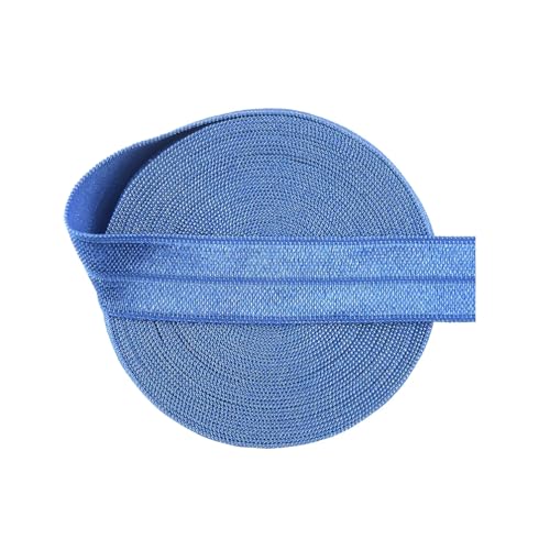 Faltbares elastisches Satinband, 15 mm, einfarbig, Spandex-Satinband, Krawatte, Unterwäsche, Kleid, Nähbesatz, Königsblau, 45,7 m Faltbares elastisches Satinband, 15 mm, einfarbig, Spandex-Satinband, Krawatte, Unterwäsche, Kleid, Nähbesatz, Königsblau, 45,7 m von Generisch