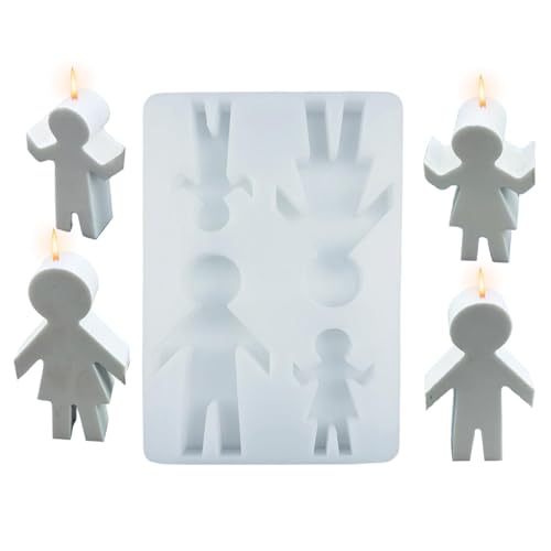 Familie Silikonform Gießformen Für Epoxidharz Familie Von Vier Silikonform,Tongussform, Kerzenherstellungsformen, Harz Gießen Formen Set Für Schmuck, Home Dekoration Und Tisch Dekoration Familie Silikonform Gießformen Für Epoxidharz Familie Von Vier Silikonform,Tongussform, Kerzenherstellungsformen, Harz Gießen Formen Set Für Schmuck, Home Dekoration Und Tisch Dekoration von Generisch