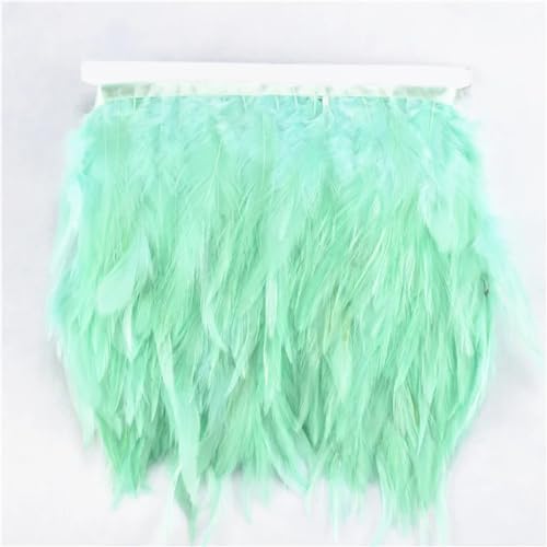 Farbige Federn für Kleidung auf Klebeband, Zierband, Bastelband, DIY, Nähzubehör, Minze, EN8, 2 m Farbige Federn für Kleidung auf Klebeband, Zierband, Bastelband, DIY, Nähzubehör, Minze, EN8, 2 m von Generisch