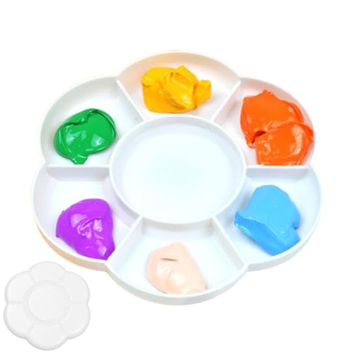 Farbpalette für Kinder, wasserfeste Paletten für Kinder und Studenten, leicht zu reinigende Malschale, vielseitige Aquarellpalette mit Fächern, rutschfeste Farbwanne für Kunstunterricht Farbpalette für Kinder, wasserfeste Paletten für Kinder und Studenten, leicht zu reinigende Malschale, vielseitige Aquarellpalette mit Fächern, rutschfeste Farbwanne für Kunstunterricht von Generisch