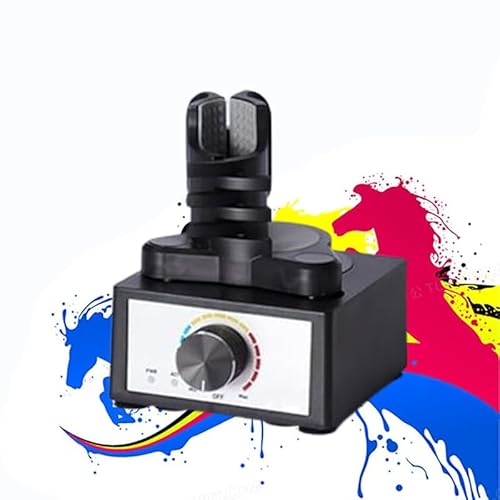 Farbstreuer, flüssiger Vortex-Shaker, Mixer, 300 ~ 2400 U/min, geeignet 10–100 ml, 3-stufige Geschwindigkeit, für Hobby-Farb-Shaker, Nagellack, Labor, Acrylfarbe von Generisch