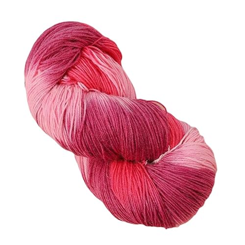 Farbverlaufswolle – feines Häkelgarn – wolle 250 g Strickgarn – weiche, farbige Strickwolle für Pullover, Mützen, Schals und Decken (Farbnummer 14) von Generisch