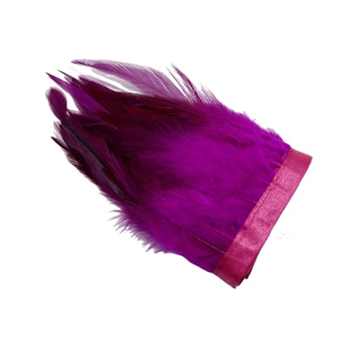 Fasanfedern, zum Basteln, Nähen, Party, Hochzeit, Basteln, gefärbte Gänsefedern, Dekoration, 10–15 cm, Rosarot, 1 m, 2 m Fasanfedern, zum Basteln, Nähen, Party, Hochzeit, Basteln, gefärbte Gänsefedern, Dekoration, 10–15 cm, Rosarot, 1 m, 2 m von Generisch