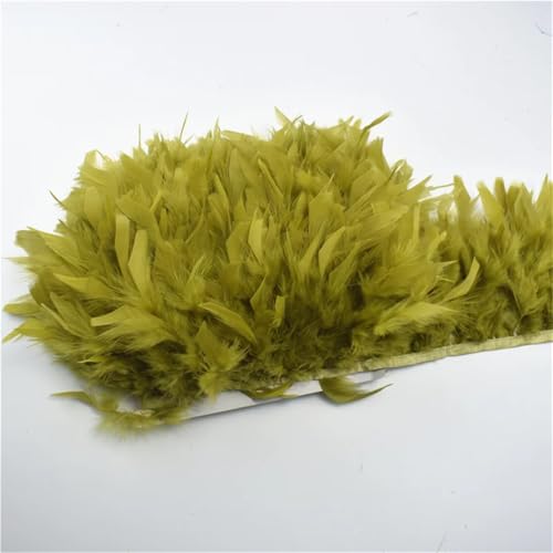 Feder-Fransenband, 12,7 - 15,2 cm, Federbesatz, Rock, Kleid, Federdekoration, DIY, Olivgrün, EN8 Feder-Fransenband, 12,7 - 15,2 cm, Federbesatz, Rock, Kleid, Federdekoration, DIY, Olivgrün, EN8 von Generisch