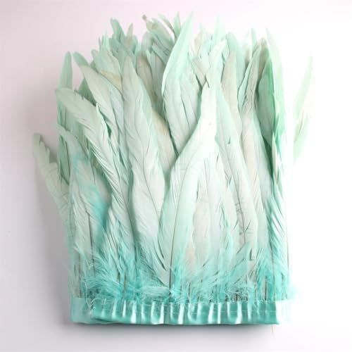 Federbordüre, 9,1 m, 25,4 - 30,5 cm, Coque-Federbesatz für Handwerk, Kleid, Rock, Kostüme, leicht, EN8, 9,1 m Federbordüre, 9,1 m, 25,4 - 30,5 cm, Coque-Federbesatz für Handwerk, Kleid, Rock, Kostüme, leicht, EN8, 9,1 m von Generisch
