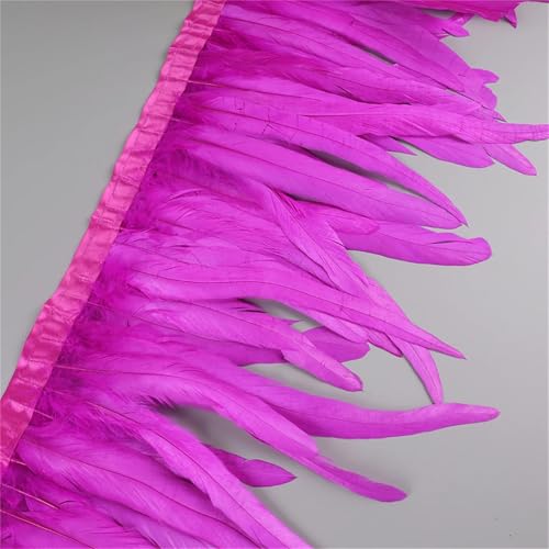Federborte mit langem Schwanz, 25–30 cm, gefärbtes Band für individuelle Kleider, Röcke und Theater-Kostüm-Dekorationen Federborte mit langem Schwanz, 25–30 cm, gefärbtes Band für individuelle Kleider, Röcke und Theater-Kostüm-Dekorationen von Generisch