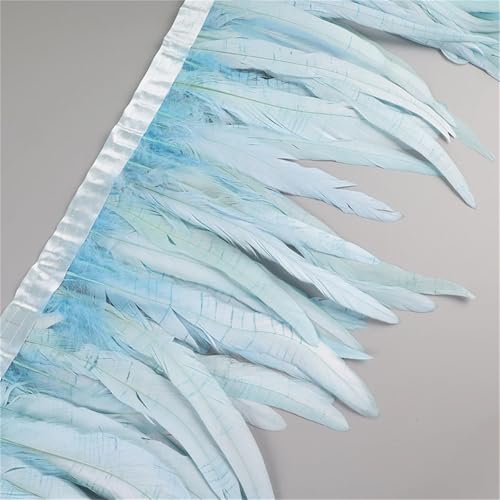 Federborte mit langem Schwanz, 25–30 cm, gefärbtes Band für individuelle Kleider, Röcke und Theater-Kostüm-Dekorationen Federborte mit langem Schwanz, 25–30 cm, gefärbtes Band für individuelle Kleider, Röcke und Theater-Kostüm-Dekorationen von Generisch