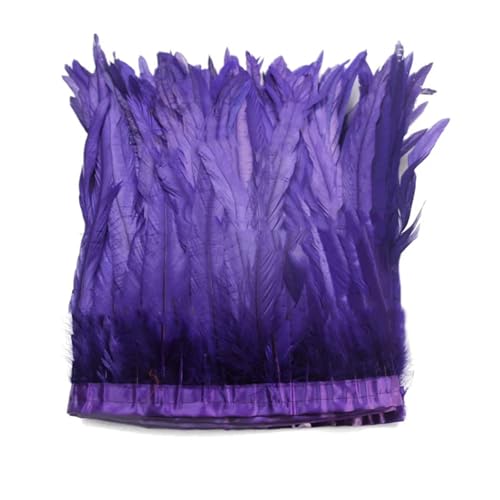 Federborte mit langem Schwanz, 30–35 cm, hochdichtes Federband für professionelles Basteln und Verzierungen, 2 m Federborte mit langem Schwanz, 30–35 cm, hochdichtes Federband für professionelles Basteln und Verzierungen, 2 m von Generisch