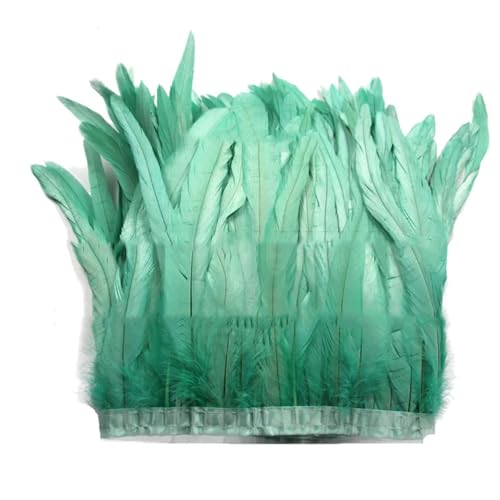 Federborte mit langem Schwanz, 30–35 cm, hochdichtes Federband für professionelles Basteln und Verzierungen, 2 m Federborte mit langem Schwanz, 30–35 cm, hochdichtes Federband für professionelles Basteln und Verzierungen, 2 m von Generisch