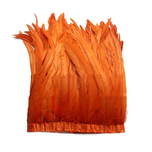 Federborte mit langem Schwanz, 30–35 cm, hochdichtes Federband für professionelles Basteln und Verzierungen, 2 m Federborte mit langem Schwanz, 30–35 cm, hochdichtes Federband für professionelles Basteln und Verzierungen, 2 m von Generisch