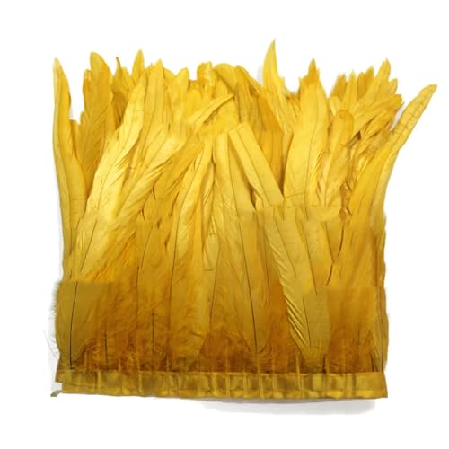 Federborte mit langem Schwanz, 30–35 cm, hochdichtes Federband für professionelles Basteln und Verzierungen, 2 m Federborte mit langem Schwanz, 30–35 cm, hochdichtes Federband für professionelles Basteln und Verzierungen, 2 m von Generisch