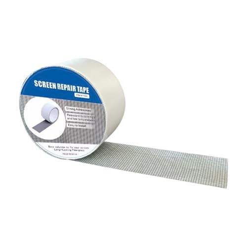 Fensternetzband – Reparaturband aus Netzstoff | Starker und wasserdichter Kleber | zur Reparatur von wasserfesten und faserbeständigen Klebstoffen zu Hause und im Netz von Generisch