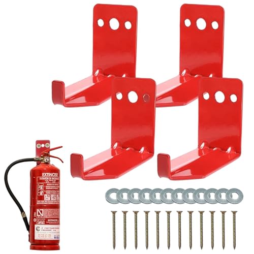 Feuerlöscher-Halterung, Feuerlöscher-Halterung | 4X Schwerlasthalterungen | Feuerlöscher-Halterungen aus Metall mit Schrauben für Feuerlöscher von 5 bis 40 Pfund Feuerlöscher-Halterung, Feuerlöscher-Halterung | 4X Schwerlasthalterungen | Feuerlöscher-Halterungen aus Metall mit Schrauben für Feuerlöscher von 5 bis 40 Pfund von Generisch