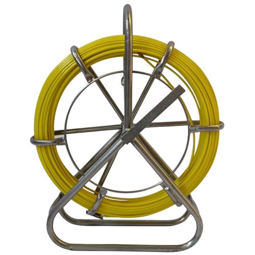 Fiberglas-Fischband für Drahtkabelführung, langlebiger Rohrabzieher mit Bremse, ideal für Telekom-, Elektro- und Versorgungsinstallationen Fiberglas-Fischband für Drahtkabelführung, langlebiger Rohrabzieher mit Bremse, ideal für Telekom-, Elektro- und Versorgungsinstallationen von Generisch