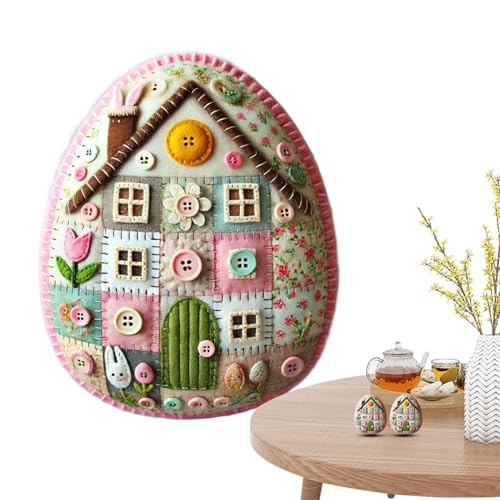Filz-Eier-Set - Kunsthandwerk zum Bemalen von Ostereiern | Basteln von Ostereierbedarf, Ostereierkunst-Set, Küken-Handwerksset Mit Anleitung Für Paket Material von Generisch