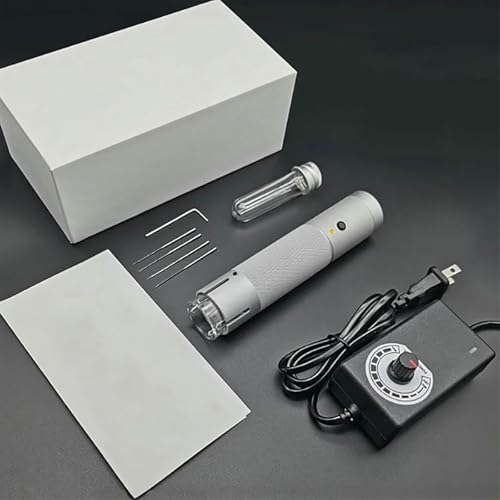 Filznadel-Maschinen-Kit mit Anti-Schweiß-Anti-Rutsch-Design, 4 Nadeln & Geschwindigkeitsregulierung für DIY Filztiere Handwerk von Generisch