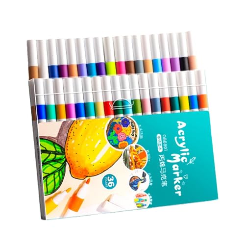 Filzstifte für Kinder Stifte mit feiner Spitze Pinselspitze Handwerk Stifte für Kinder Marker für Kunstmaterialien wasserdichte Marker für Kinder Marker von Generisch