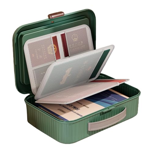 FireProof Datei Ordner Organizer - Money Akte Case -Einreichungsordner, tragbarer Datei Organizer mit großer Kapazität | Bequeme Dokumentspeicherdateiboxen, die nach Abschnitt für ID -Karten sicher si FireProof Datei Ordner Organizer - Money Akte Case -Einreichungsordner, tragbarer Datei Organizer mit großer Kapazität | Bequeme Dokumentspeicherdateiboxen, die nach Abschnitt für ID -Karten sicher si von Generisch