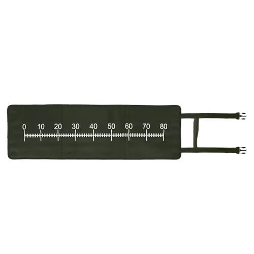 Fischereimessmatte, Faltbare Fischmessskala, 51,18x11,93 Zoll, Fischereiausrüstung, Genaue Messmatte Messen, Wasserfest, Für Shore River Lake Boat Dock Camping Beach Outdoor von Generisch