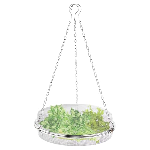 Fischnetz zum Trocknen von Lebensmitteln, rundes Netzgestell, fliegensicherer Hängekäfig, Edelstahl-Kräuternetz für , , Gemüse und Fisch, Outdoor-Dörrgerät für Zuhause, Garten oder Küche Fischnetz zum Trocknen von Lebensmitteln, rundes Netzgestell, fliegensicherer Hängekäfig, Edelstahl-Kräuternetz für , , Gemüse und Fisch, Outdoor-Dörrgerät für Zuhause, Garten oder Küche von Generisch