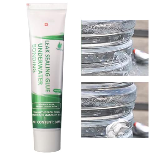 Fischtankdicht - 60 ml wasserdichtes Aquarium -Silikonkleber, sicherer Aquariumdichtungskleber für Fischtankrissreparatur | Starkes Bindungs ​​-Aquarium -Lecksäure, transparentes Silikonaquarium -Fixg von Generisch