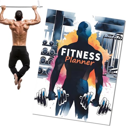 Fitness Workout Journal, Workout Log Book, Workout Journal Log Book Daily Planer, Fitnessstudio Gewichtsverlust Notizbuch zum Erreichen Ihrer Wellnessziele von Generisch