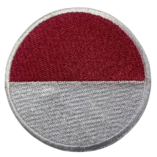 Flagge Patch Rund - 6cm Besticktes Bügelbild Aufbügler Aufnähen - Taktisches Militär Emblem für Jacken, Rucksäcke, Hüte, Westen & Kleidung - Nationalflagge Patch Flagge Patch Rund - 6cm Besticktes Bügelbild Aufbügler Aufnähen - Taktisches Militär Emblem für Jacken, Rucksäcke, Hüte, Westen & Kleidung - Nationalflagge Patch von Generisch