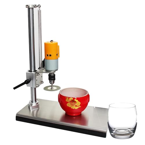 Flaschenschneidewerkzeug-Kit - DIY Glasschneider zum Basteln, 3000r/min Geschwindigkeit, 0-360° drehbar, effizientes und glattes Schneiden für Blumentöpfe und DIY-Projekte von Generisch