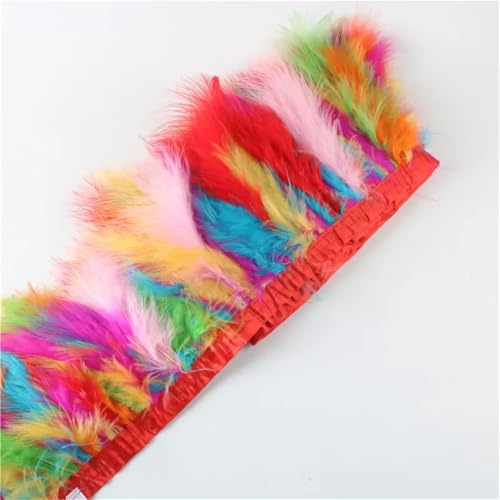 Flauschige Federborten, Fransen, 15-20 cm, Bastelband, Nähen, Federkleidung, Hochzeitsdekoration, Kleid, Regenbogenfarben, 10 m Flauschige Federborten, Fransen, 15-20 cm, Bastelband, Nähen, Federkleidung, Hochzeitsdekoration, Kleid, Regenbogenfarben, 10 m von Generisch
